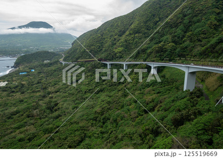 日本の東京都八丈島のとても美しい風景 日本の東京都八丈島のとても美しい風景 125519669