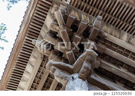 日枝神社 随神門の屋根の桁や垂木 日枝神社 随神門の屋根の桁や垂木 125520030
