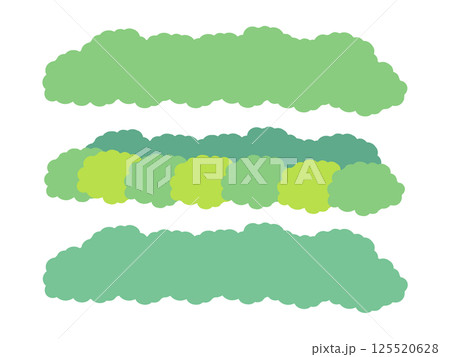 緑  葉  イラストセット 125520628