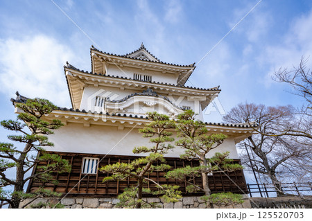 丸亀城の天守の風景（丸亀市） 125520703