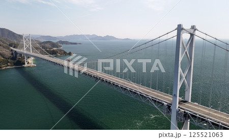 瀬戸内しまなみ海道【因島大橋】ドローン空撮_IINO_20 瀬戸内しまなみ海道【因島大橋】ドローン空撮_IINO_20 125521063