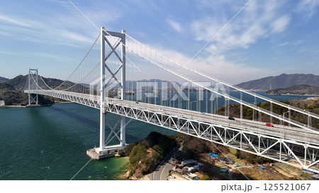 瀬戸内しまなみ海道【因島大橋】ドローン空撮_IINO_04 瀬戸内しまなみ海道【因島大橋】ドローン空撮_IINO_04 125521067