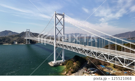 瀬戸内しまなみ海道【因島大橋】ドローン空撮_IINO_05 125521068