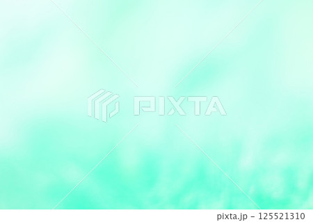 青緑色系パステルカラーのふんわりな背景 125521310