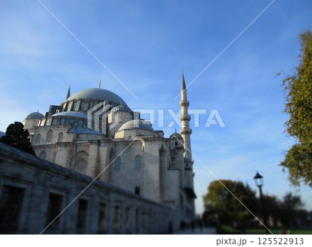 トルコ イスタンブール スレイマニエ・ジャーミィ ジオラマ風 トルコ イスタンブール スレイマニエ・ジャーミィ ジオラマ風 125522913