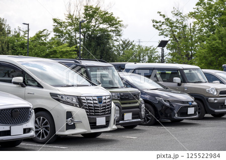 駐車場 パーキング 公園 施設 お出かけ 旅行 家族 125522984