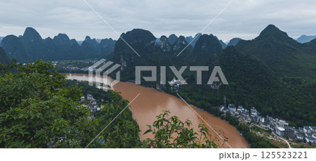 Beautiful landscape of yangshuo county,China 125523221