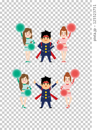 啦啦隊/彩色 啦啦隊/彩色 125523751