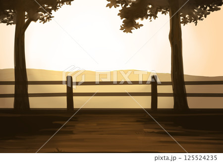 夕暮れ時 125524235