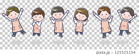 各界人士集合_興奮_保育員 125525154