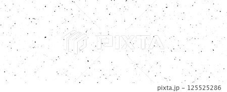 Seamless splattered speckle texture. Distressed grain noisy dirt background. Grunge splashed dot dust repeating wallpaper. Tiny small particles, mottles and sprinkles overlay backdrop. Vector 125525286