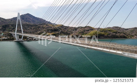 瀬戸内しまなみ海道【生口橋】ドローン空撮_2025年3月撮影_SSIIK_12 瀬戸内しまなみ海道【生口橋】ドローン空撮_2025年3月撮影_SSIIK_12 125525373