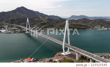 瀬戸内しまなみ海道【生口橋】ドローン空撮_2025年3月撮影_SSIIK_04 125525545