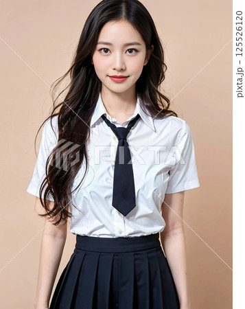 かわいい女子高生 125526120