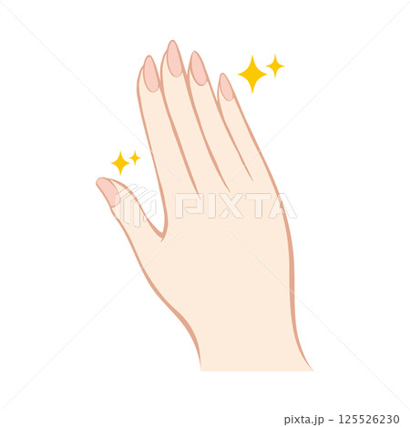 綺麗な手指のイラスト 綺麗な手指のイラスト 125526230