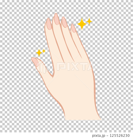 綺麗な手指のイラスト 綺麗な手指のイラスト 125526230