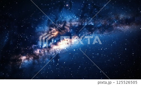 綺麗な星空の背景 125526505