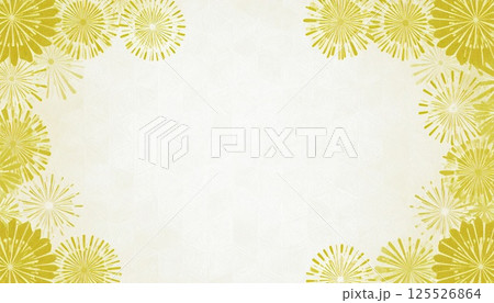 《AI画像》金色の和柄背景 《AI画像》金色の和柄背景 125526864