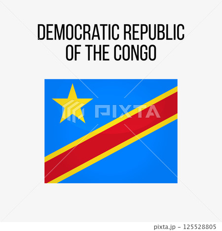 Congo Vector Flag. Congo Flag for Independence Day. Vector Flag Template. Congo Vector Flag. Congo Flag for Independence Day. Vector Flag Template. 125528805