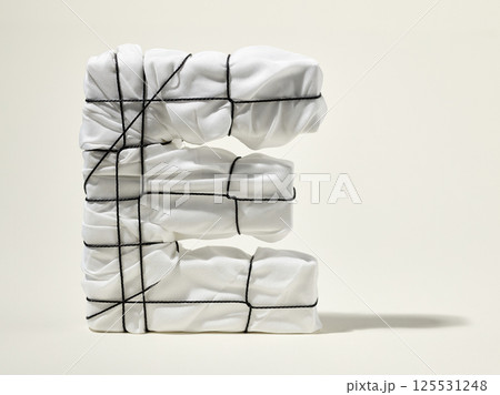 wrapped letter E wrapped letter E 125531248