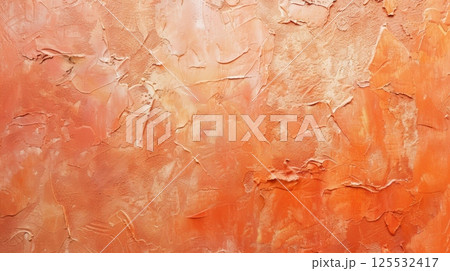 Panted orange concrete abstract vintage material wallpaper background 125532417