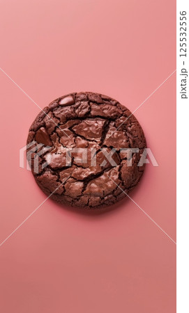 American chunky chocolate rye cookies sweet snack dessert 125532556