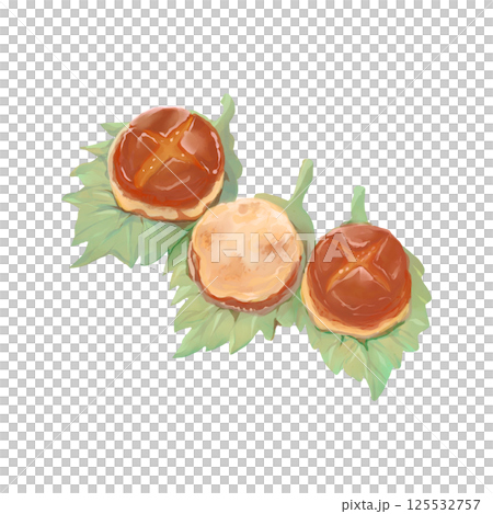 しいたけ　肉詰め　チーズ 125532757