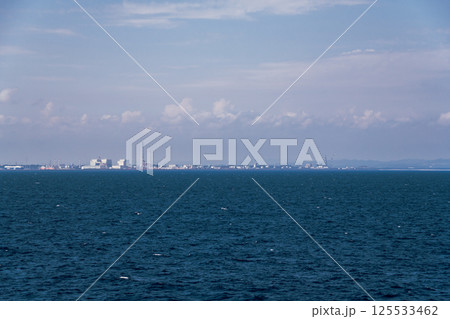 【さんふらわあ さっぽろ大洗行　福島第一原子力発電所沖を航行】 125533462