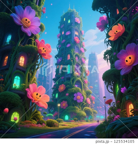 感情を持つ植物たちの都市 感情を持つ植物たちの都市 125534105