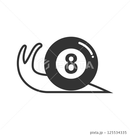 Snail design icon logo 125534335