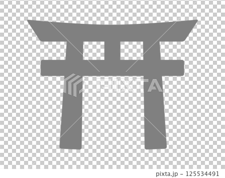 鳥居圖示（神社標誌） 125534491