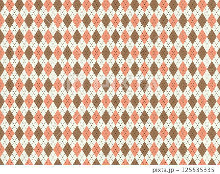 アーガイルチェックの背景素材 アーガイルチェックの背景素材 125535335
