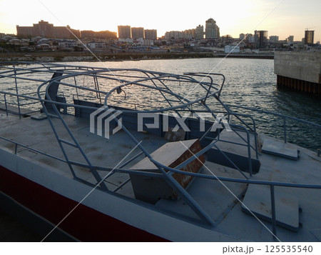 City view from the sea. City view from the sea. 125535540