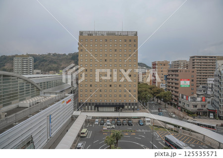 March 24 2025 Urban Cityscape Featuring Modern Buildings and Transportation, Japan 125535571