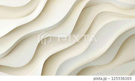 Elegant abstract paper layers in soft neutral tones, 3D depth effect, perfect for modern backgrounds and web design Elegant abstract paper layers in soft neutral tones, 3D depth effect, perfect for modern backgrounds and web design 125536103