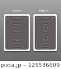 Playing card. Reverse side 125536609