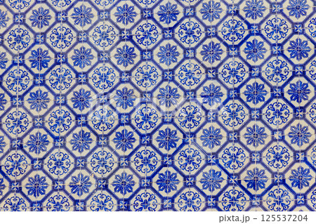 Background of the traditional ornate portuguese decorative tiles azulejos Background of the traditional ornate portuguese decorative tiles azulejos 125537204