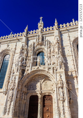 Jeronimos monastery or Hieronymites Monastery in Lisbon, Portugal Jeronimos monastery or Hieronymites Monastery in Lisbon, Portugal 125537213