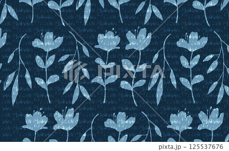 シンプルな花柄背景素材 125537676