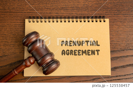 Prenuptial agreement. Legally contract made between two people before marriage that outlines how assets, debts, and financial matters will be handled during the marriage and in the event of divorce Prenuptial agreement. Legally contract made between two people before marriage that outlines how assets, debts, and financial matters will be handled during the marriage and in the event of divorce 125538457
