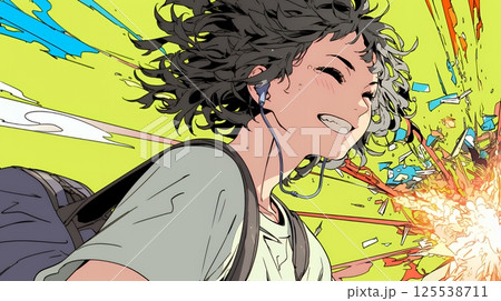 ボジティブで素晴らしいアイデアが浮かんだ瞬間