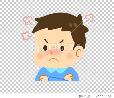 An angry boy 125538828