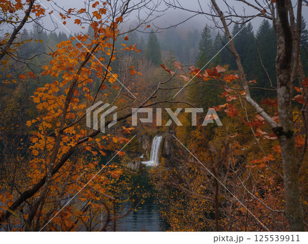 Plitvice Lakes in Croatia during autumn Plitvice Lakes in Croatia during autumn 125539911