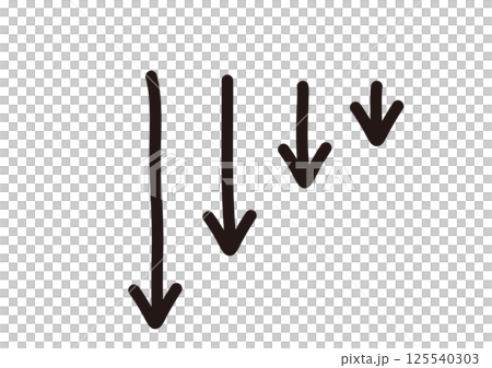 Arrows that look like they were hand-drawn with a thick pen Arrows that look like they were hand-drawn with a thick pen 125540303