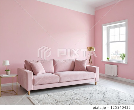 ピンクの女の子らしい部屋 ピンクの女の子らしい部屋 125540433