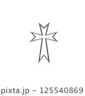 vector illustration of a chrome image 125540869