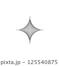 vector illustration of a chrome image 125540875