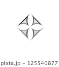 vector illustration of a chrome image 125540877