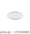 vector illustration of a chrome image 125540880