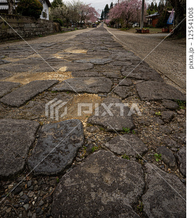 石段のある風景　大分市今市 125541008